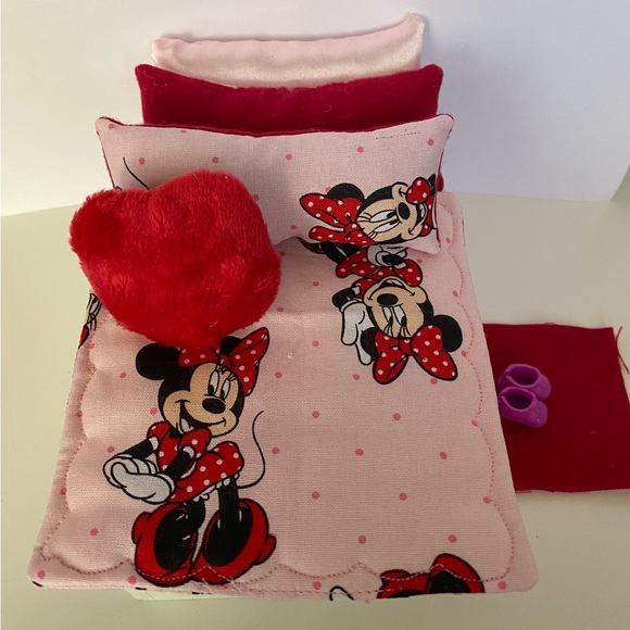 Handmade Barbie Skipper 4” Inch Doll Bedding Bundle Set - Picture 4 of 5